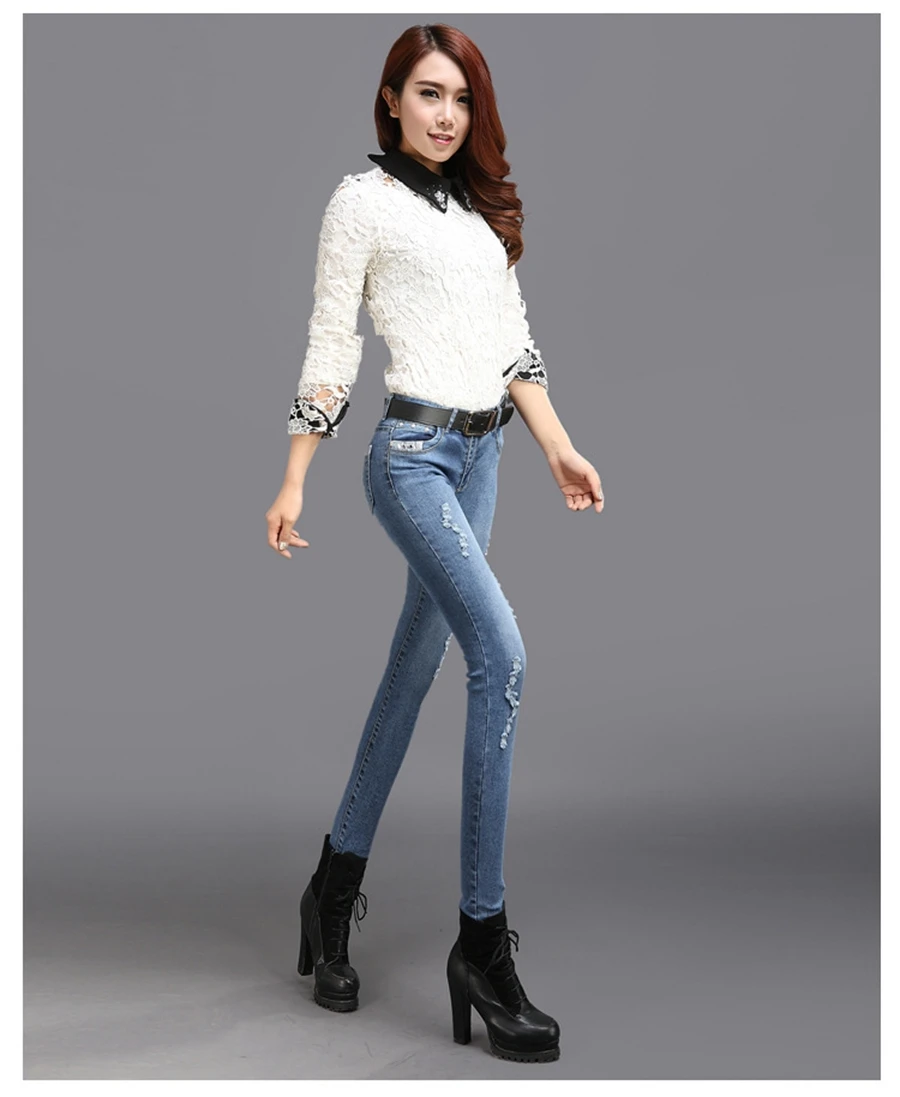 Pencil Pants Skinny Jeans Female Models 