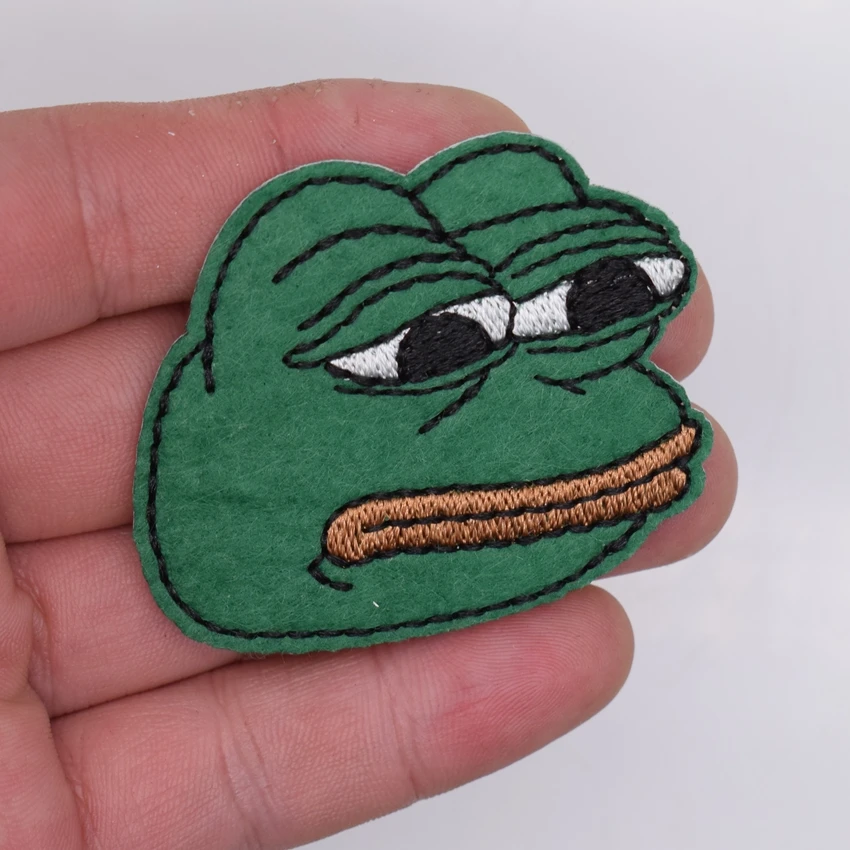 Бесплатная доставка 2 шт. Мультяшные патчи с изображением животных лягушек