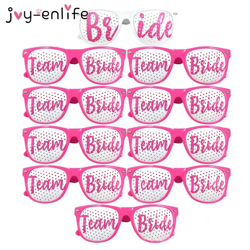 JOY-ENLIFE 10 шт. девичник вечерние свадебные туфли/девичник очки Свадебная вечеринка