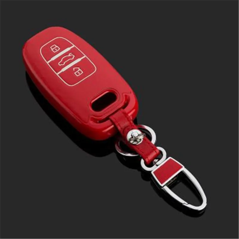 

Peacekey Car Key Cover Keys Case For Audi A4 S4 B7 B8 A6 A5 A7 A8 Q5 S5 S6 Q7 Auto Accessories Smart Car Key car styling