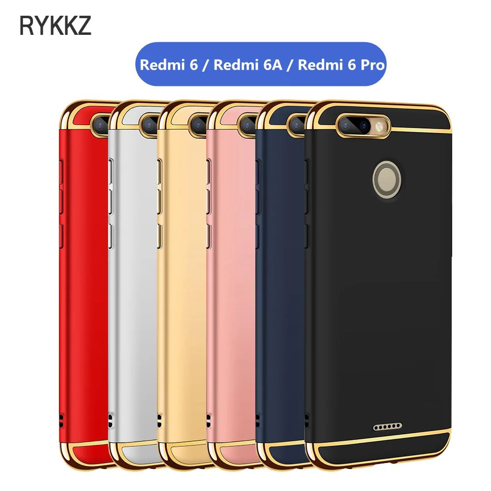 For Xiaomi Redmi 6 Pro 6A Case Luxury Business 3 in1 Phone Protective Skin Cover On Coque Xiomi Redmi6 Redmi6a A 6pro Cases | Мобильные