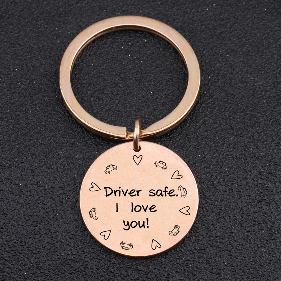 Брелок с надписью Drive Safe I Love You|Индивидуальные Брелоки| |