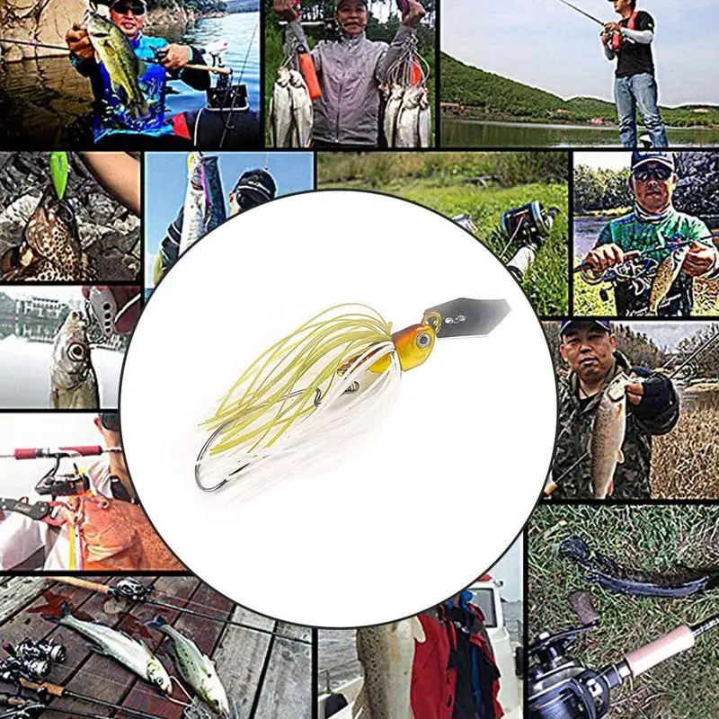14 г приманка рыболовная Chatter Bait Искусственная резина для баса|Наживки рыбной