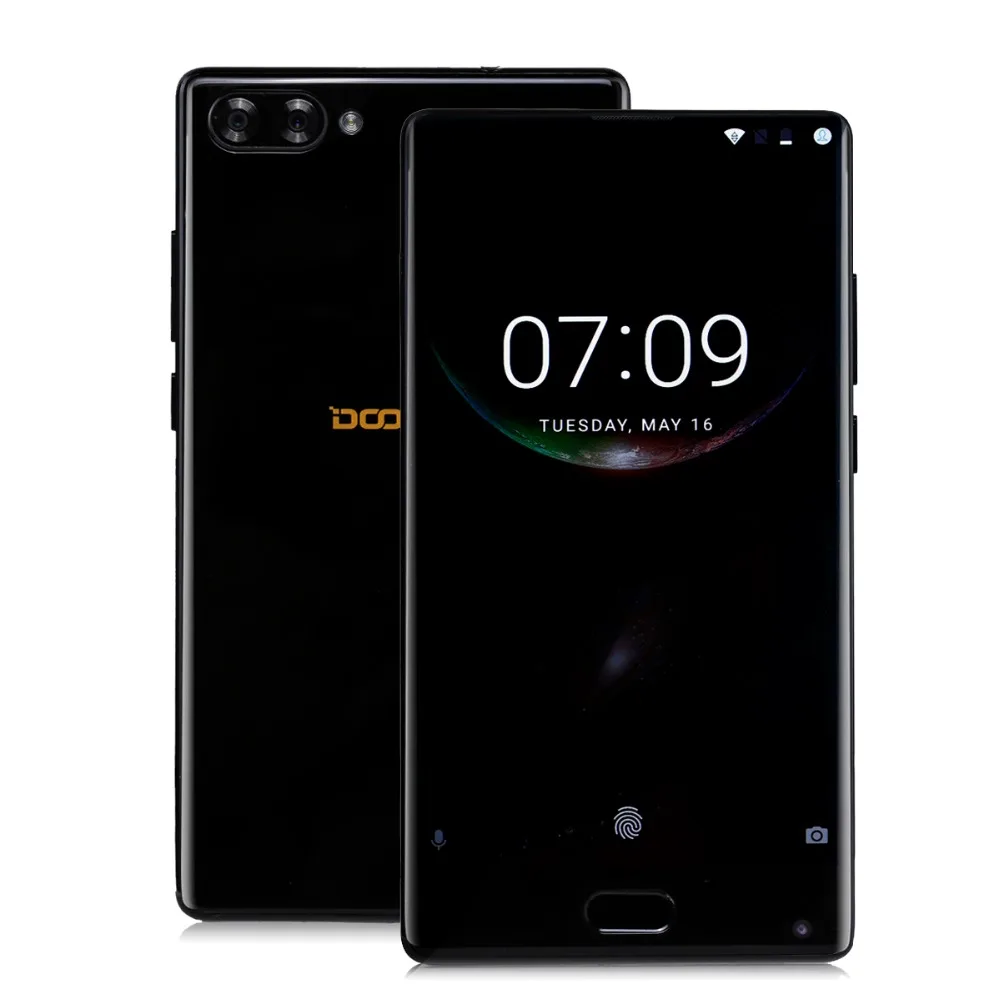 DOOGEE MIX смартфон с 5 дюймовым дисплеем восьмиядерным процессором MTK Helio P25 ОЗУ 4 Гб