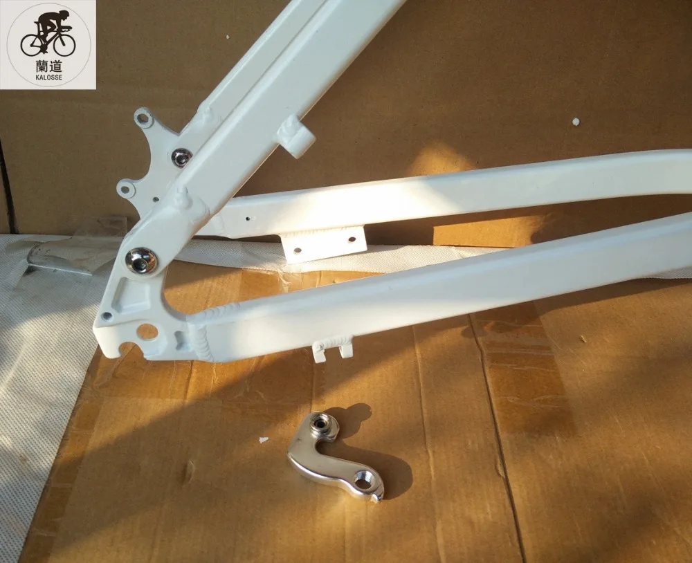 Kalosse 26er DIY electric bike frame full suspension 160mm rear hubs 26*17inch folding | Спорт и развлечения