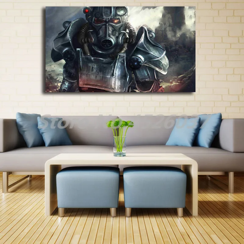 Fallout игровые обои HD настенные художественные плакаты печатные картины для