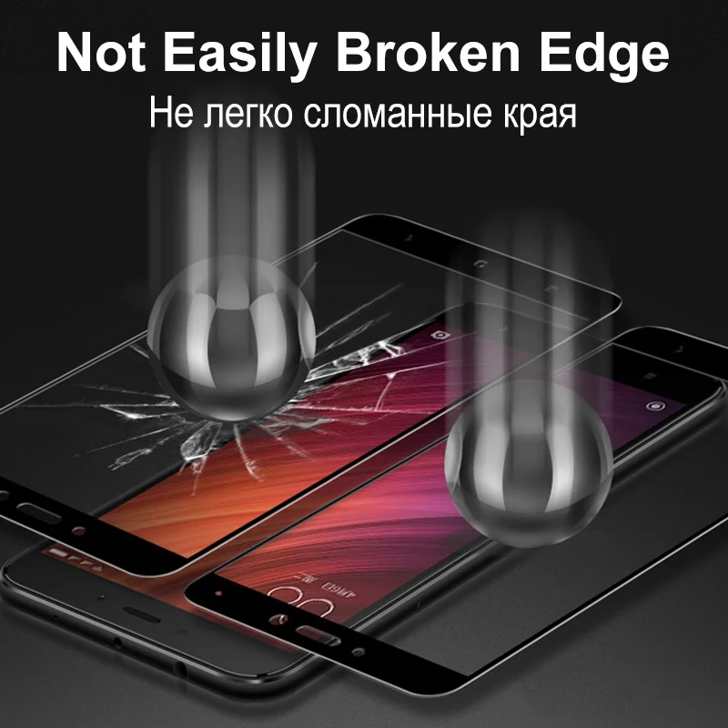 2 шт закаленное Стекло для Xiaomi Redmi 4x 5A 5 плюс полное покрытие защитной Note Pro mi A1|tempered