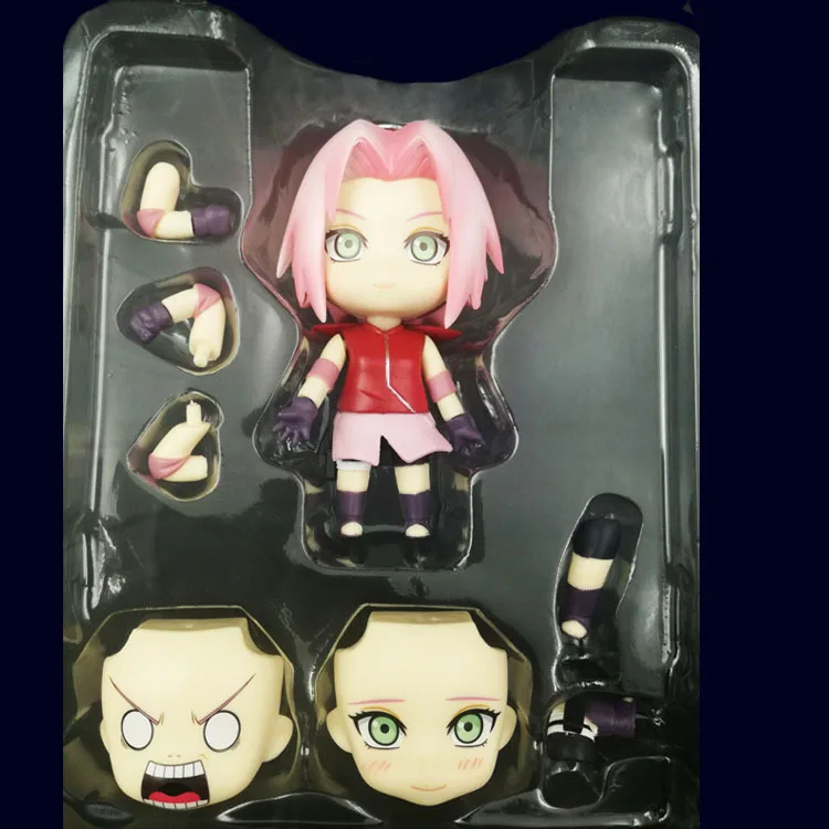 Huong Anime 10CM Naruto Shippuden 833 Haruno Sakura Joint Movable Ver Model PVC Action Figure Collection Doll Toys | Игрушки и хобби
