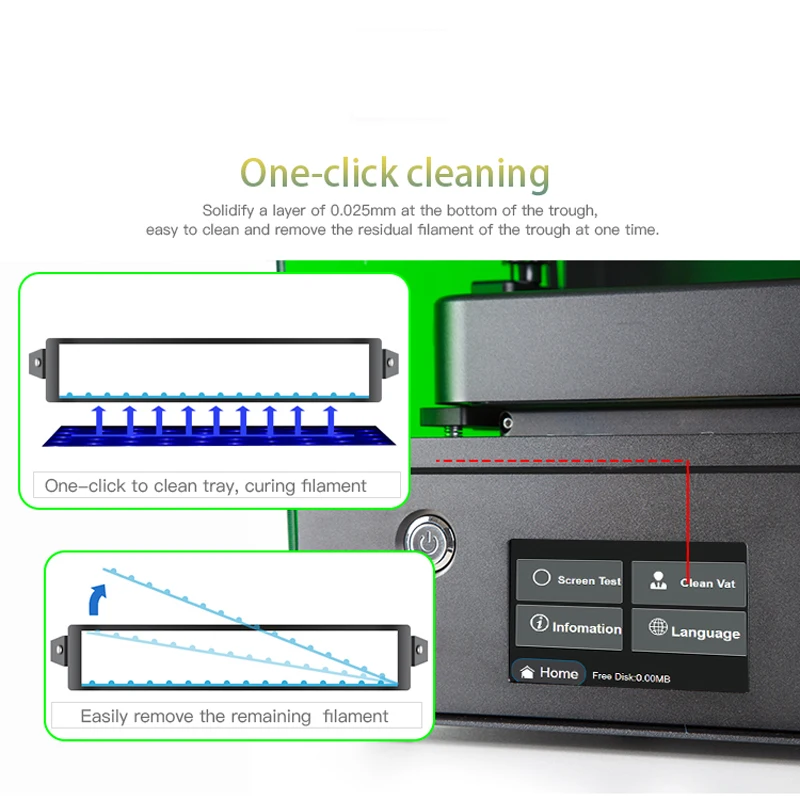 Creality большой размер печати 192*120*230 мм 3d принтер UV-LED DLP/lcd/SLA принтер