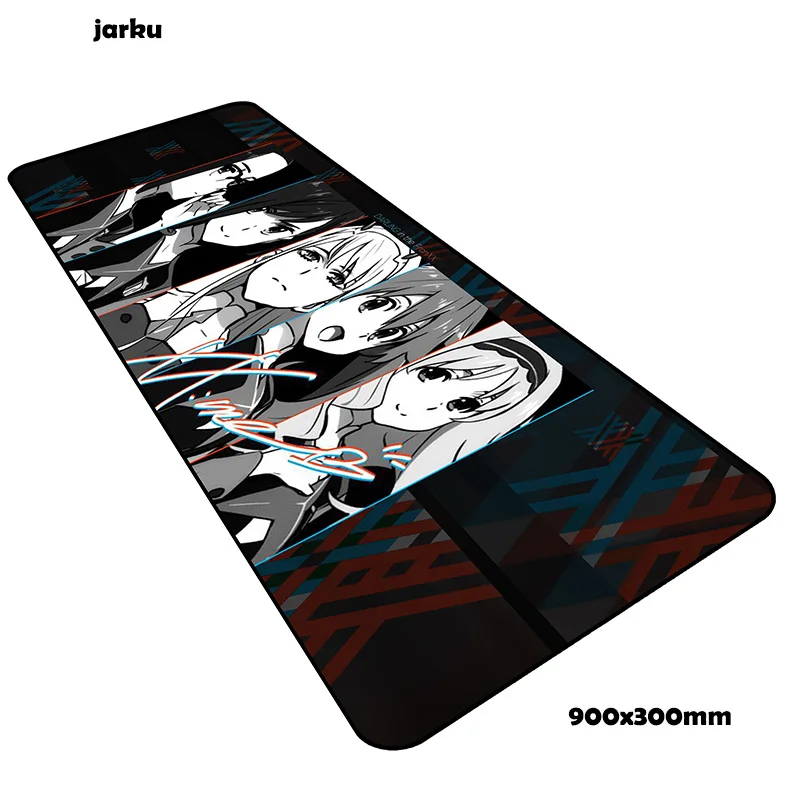 Коврик для мыши darling in the franxx, 900x300 мм, Подарочный Коврик для компьютерной мыши, игровые аксессуары, коврик для мыши на Хэллоуин, клавиатура, pc gamer - Цвет: Size 900x300x2mm