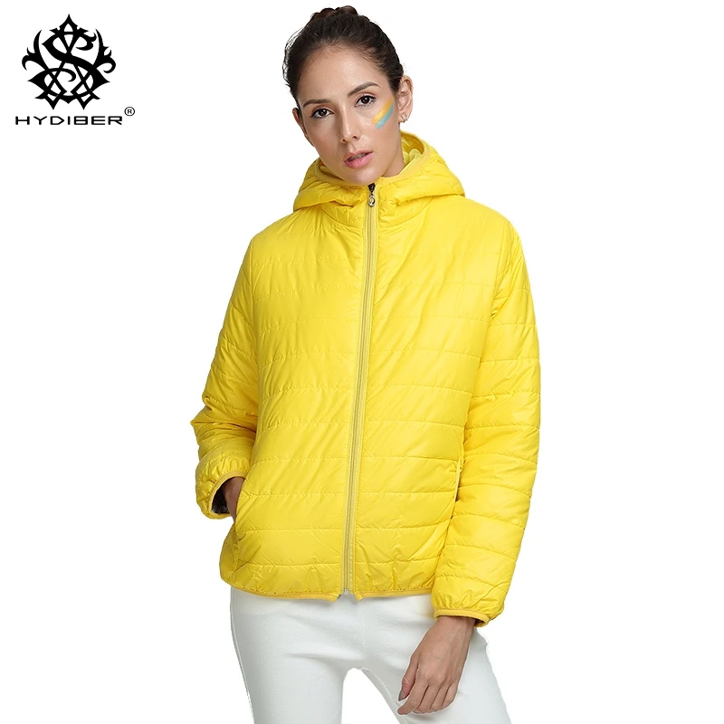 hydiber Autumn Black Women Winter Hooded Short Parka Ladies Casual Navy Blue Female Fall Clothing Girls Long Sleeve Jackets Coat | Женская