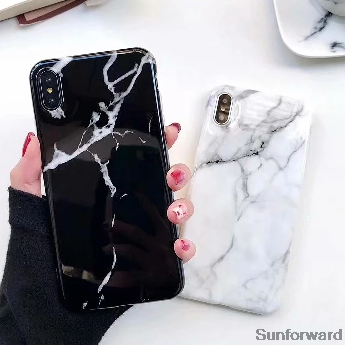 Мраморный чехол для iPhone 8 XS MAX мягкий ТПУ 6 6S 7 Plus X XR телефона |