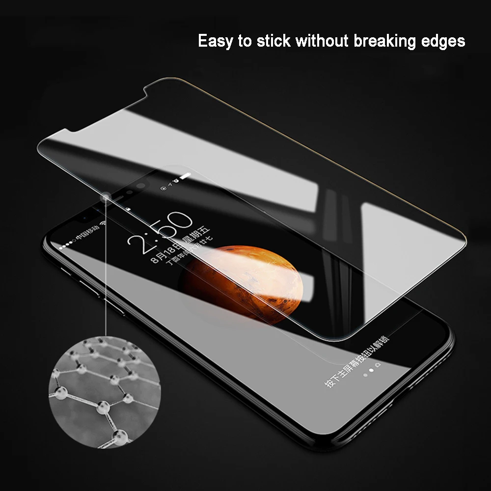 Aicisingn защитное закаленное стекло для iPhone 7 8 6 6S Plus X XS Max XR жесткая защитная пленка