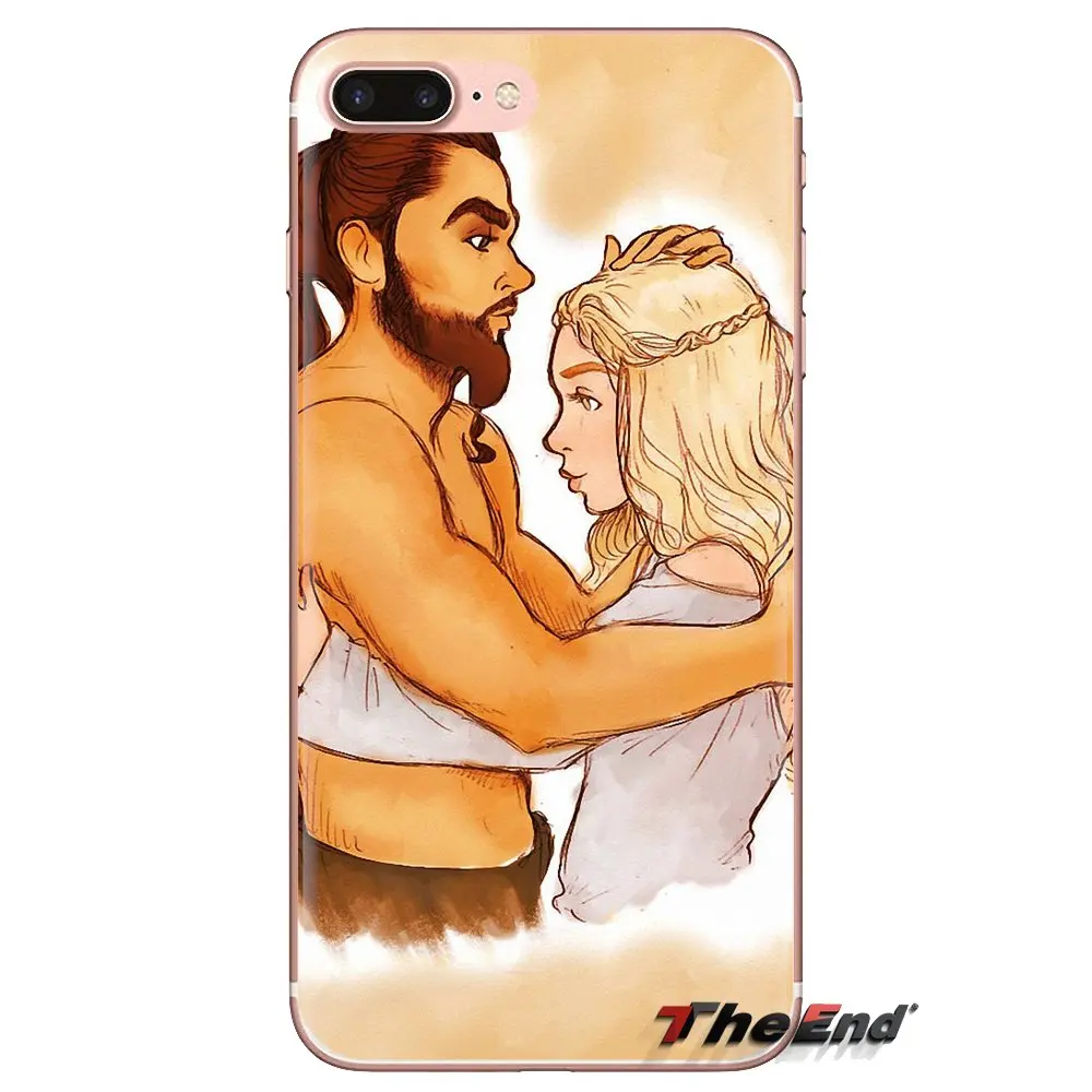 Daenerys Khal Drogo Game of Throne For Huawei Mate Honor 4C 5C 5X 6X 7 7A 7C 8 9 10 8C 8X 20 Lite Pro Transparent TPU Case Cover |