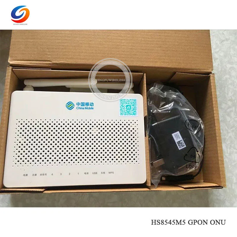 Оригинальный Новый Hua Wei GPON ONU ONT FTTH Fibra Optica HS8545M5 роутер 1GE + 3FE 1TEL USB Wifi мини размер