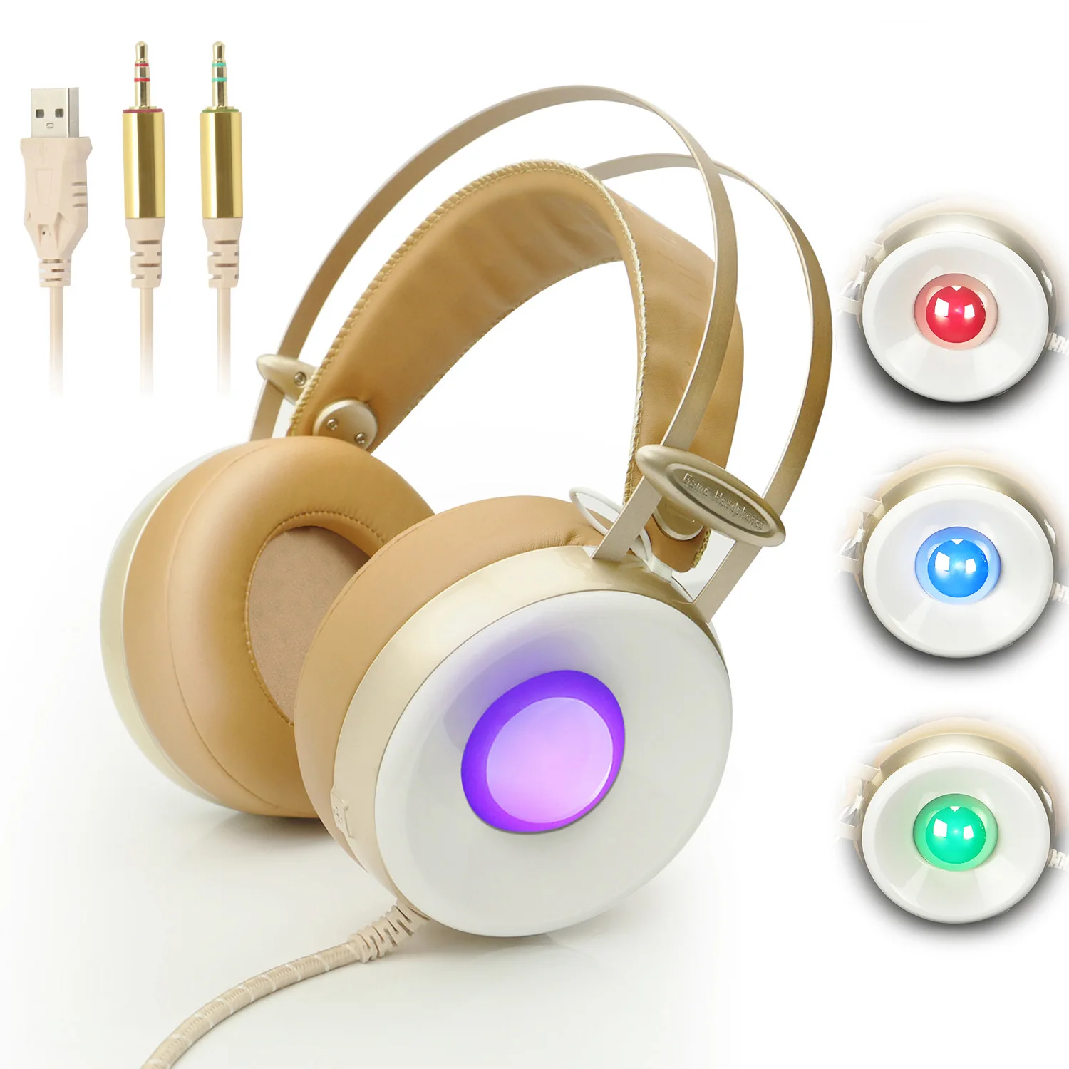 M170 Профессиональный 3.5 мм PC стерео Игры Gamer гарнитура Over-Ear Headphones объем Управление