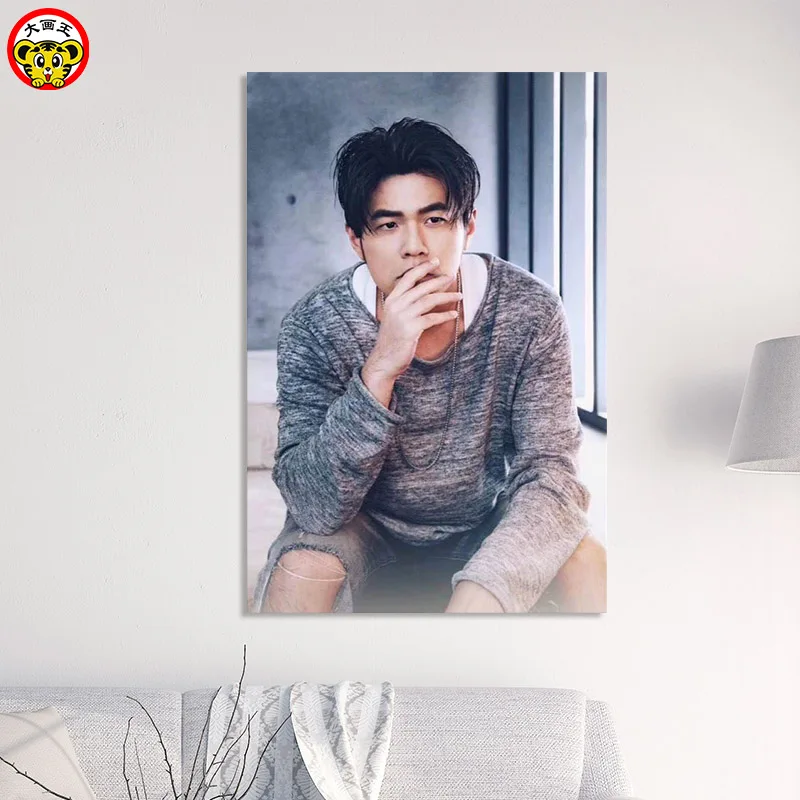 Набор для рисования по номерам цифровой рисунок Дахуа Ван звезда TFboys Джексон