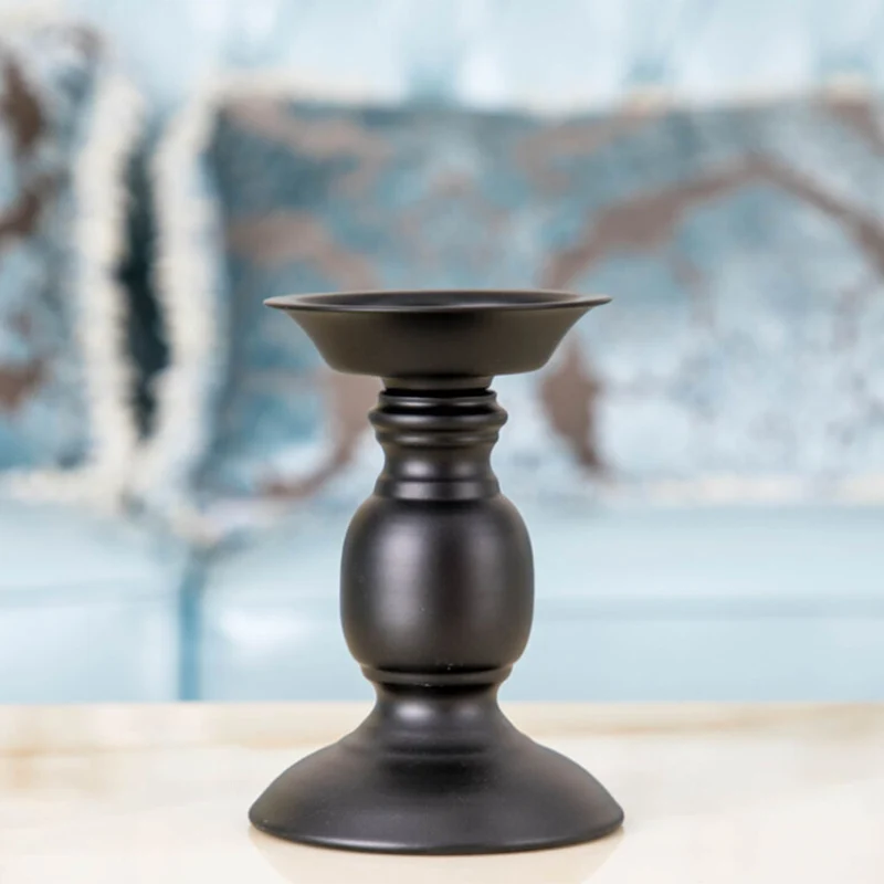 Metal Candle Holder Flower Vase Bronze Candelabra Fashion Wedding Stand Exquisite Candlestick Table Home Christmas Decor | Дом и сад