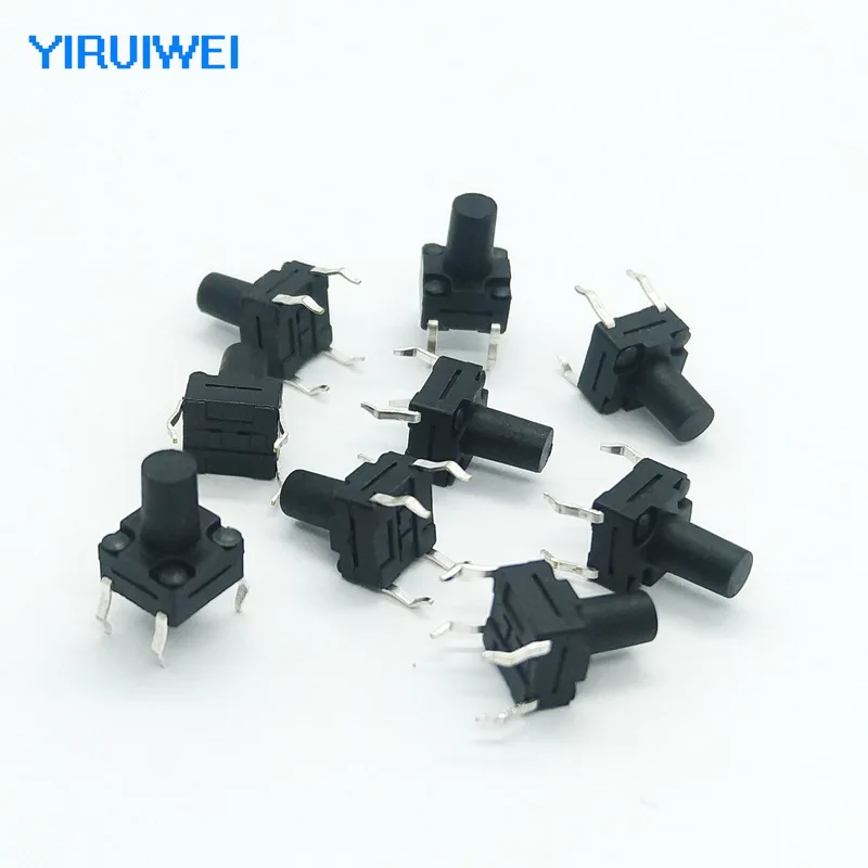 6X6X9mm 4pin водонепроницаемый DIP Тактильные Такт Мини кнопочный переключатель Микро