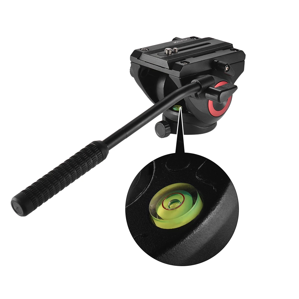 Легкая гидравлическая головка с трёхмерным штативом для Canon Nikon Sony DSLR Camera Camcorder |