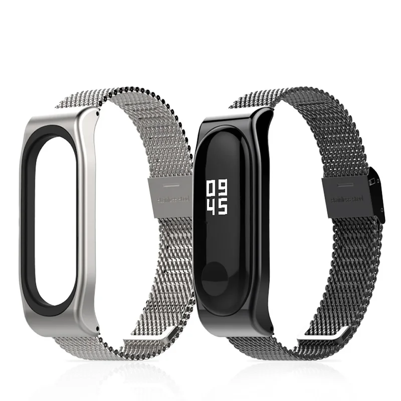 Браслет mi Band 4, металлический, нержавеющая сталь, универсальный, для Xiaomi mi, ремешок 3/4, браслет mi Band 4, напульсники mi band 4