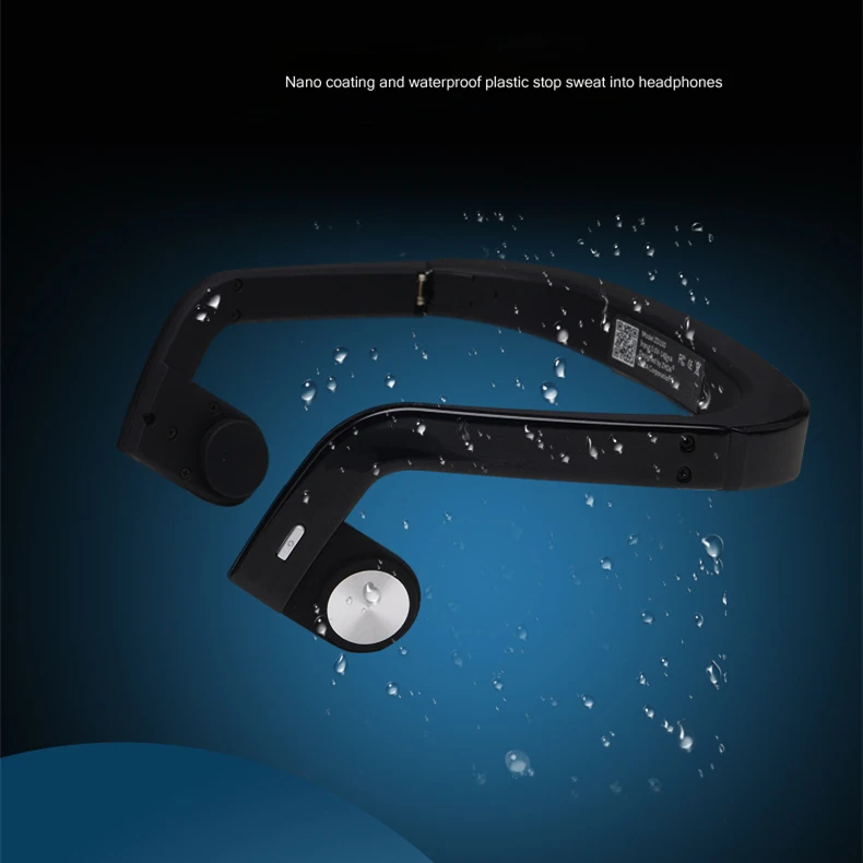 2015 new bone conduction bluetooth stereo headset folding flexible back-headphone anywhere anytime | Электроника