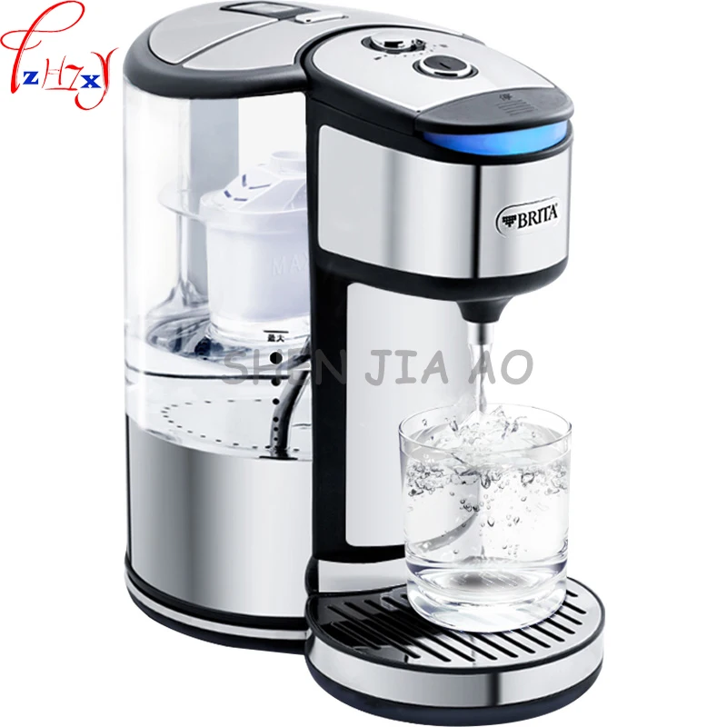 

1pc home kitchen electric water that is hot water bar water filter pot stainless steel electric straight drink water purifier