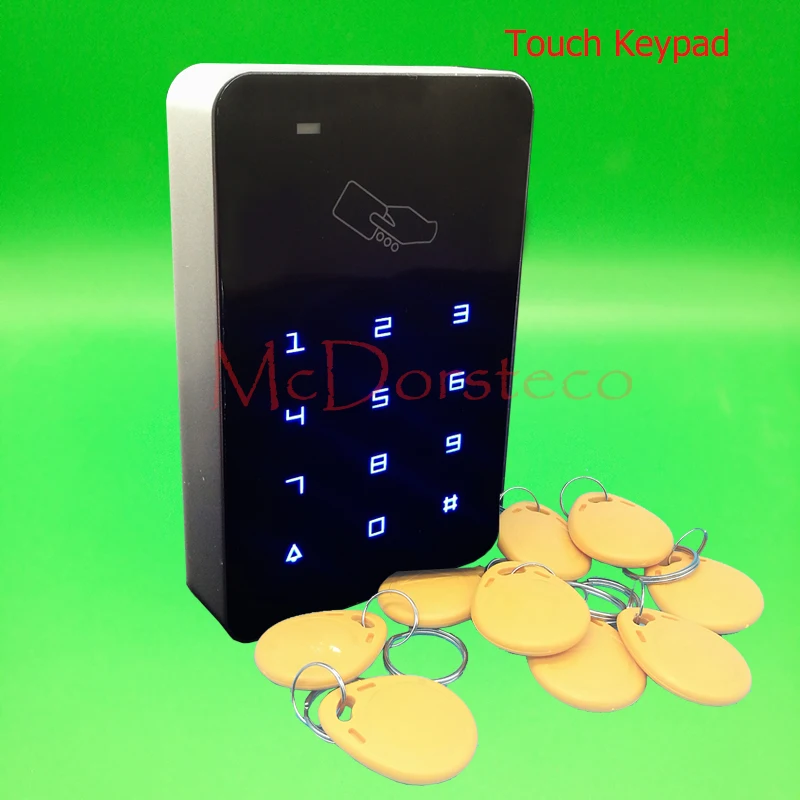 Подсветка сенсорной клавиатуры 125 кГц Rfid Контроль доступа с картой EM ID клавиатура