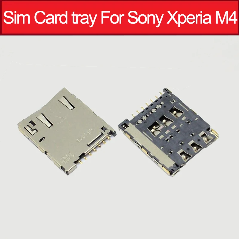 Подлинный лоток для Sim карты NWT Sony Xperia M4 Aqua E2303 E2306 E2353 E2333 E2312 E2363 слот SONY M4|sim card slot|sim