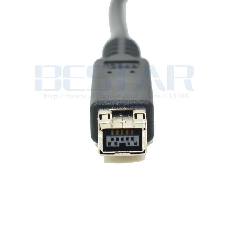 Премиум кабель 1394b Firewire 800 IEEE1394B 9 контактов до штырь-штырь 2 фута (60 см) черный цвет |