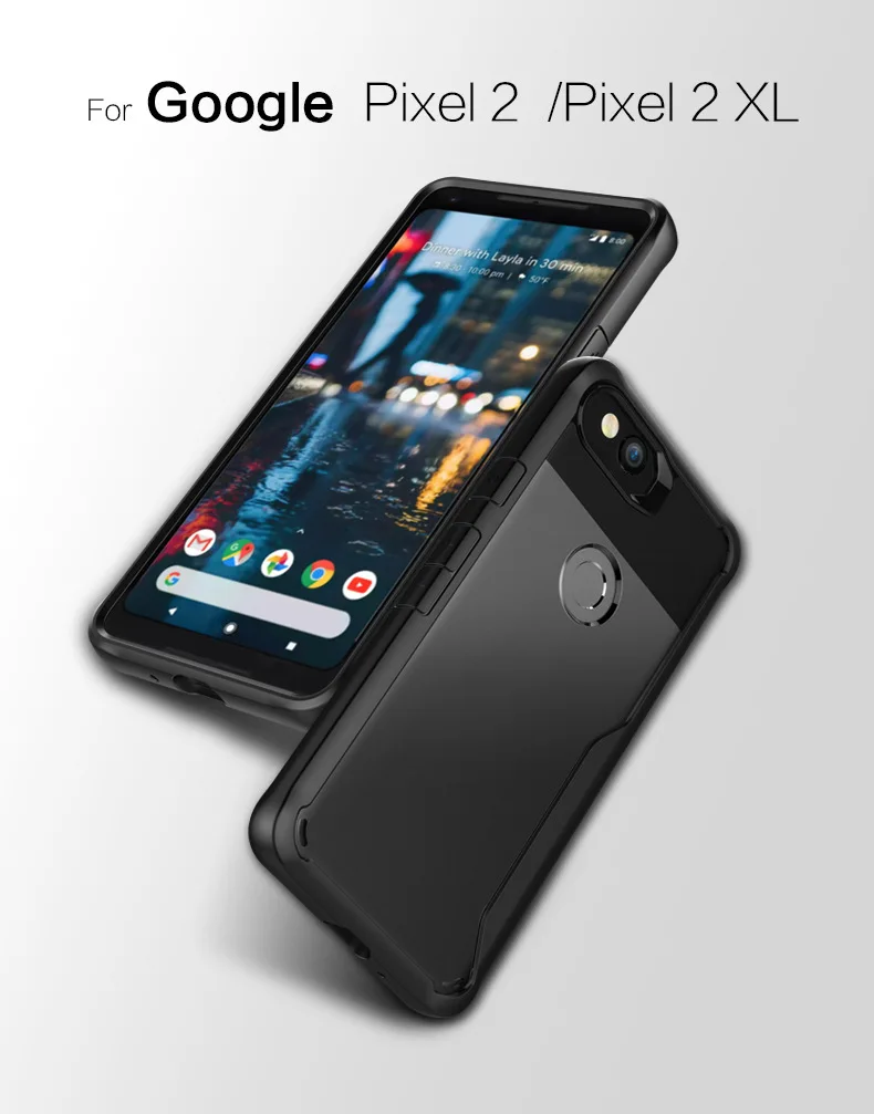 Сверхмощный бампер для Google Pixel 2 Чехол прозрачный щит Гибридный защита от падения защитный чехол для Google Pixel 2 XL чехол