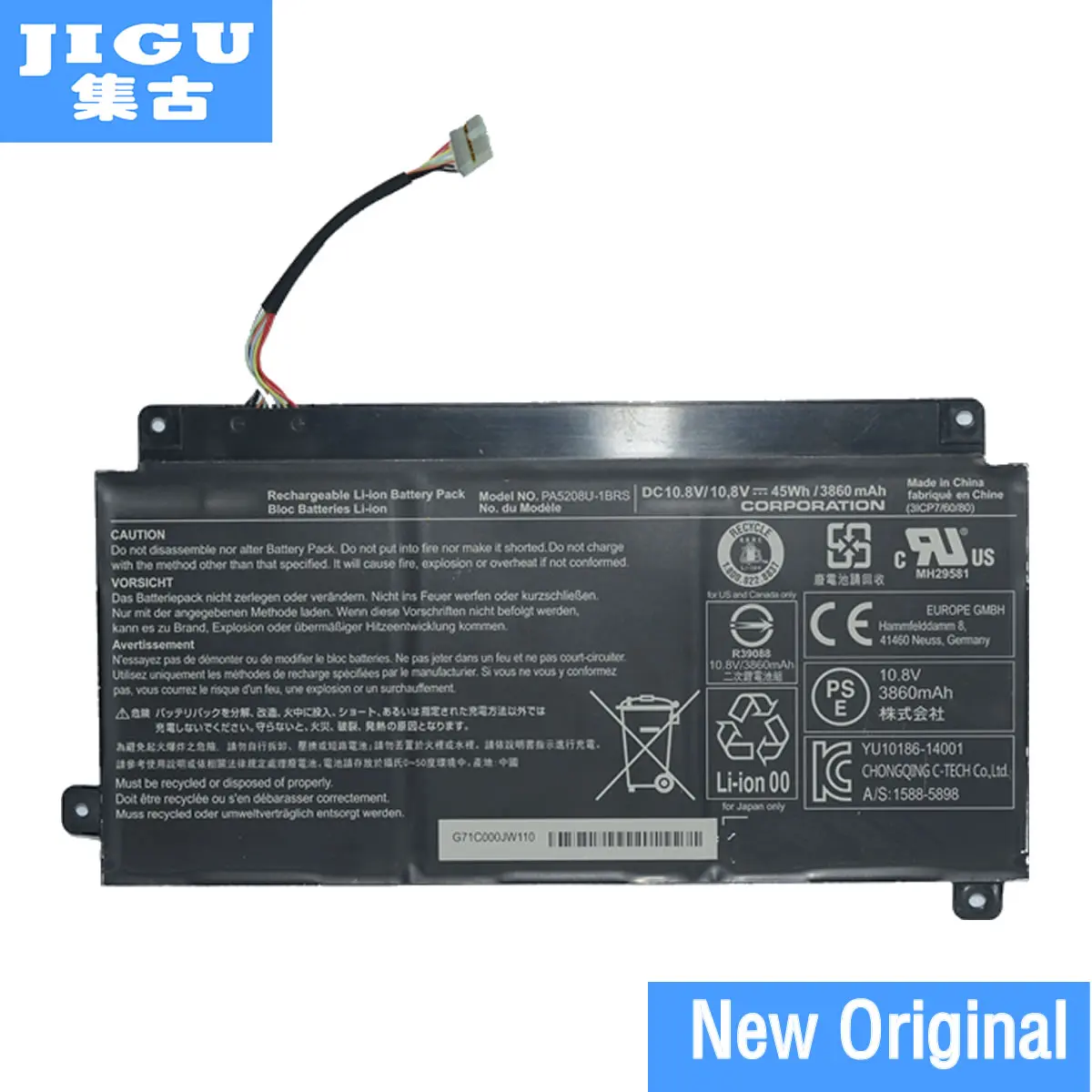 JIGU 10 8 V 3860mAh батарея для Toshiba Chromebook CB35 PA5208U-1BRS E45W P55W серии | Компьютеры и офис
