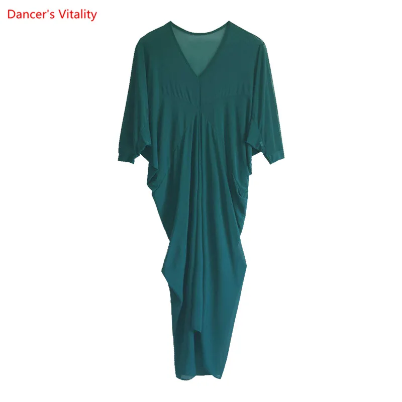 2018 new Autumn And Winter Woman Belly Dance Clothing Uniforms High Quality Robe Water yarn | Тематическая одежда и
