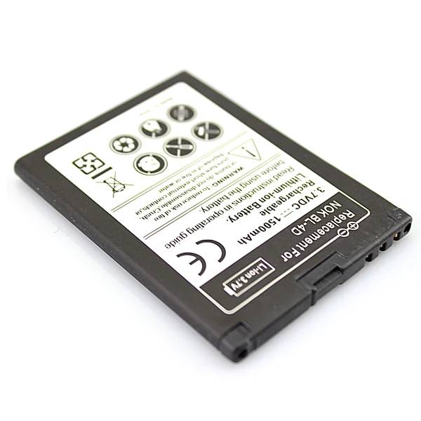 Аккумулятор для телефона Nokia N97 Mini N8 аккумулятор 1500 мАч E5 BL 4D E7 BL4D литий ионная