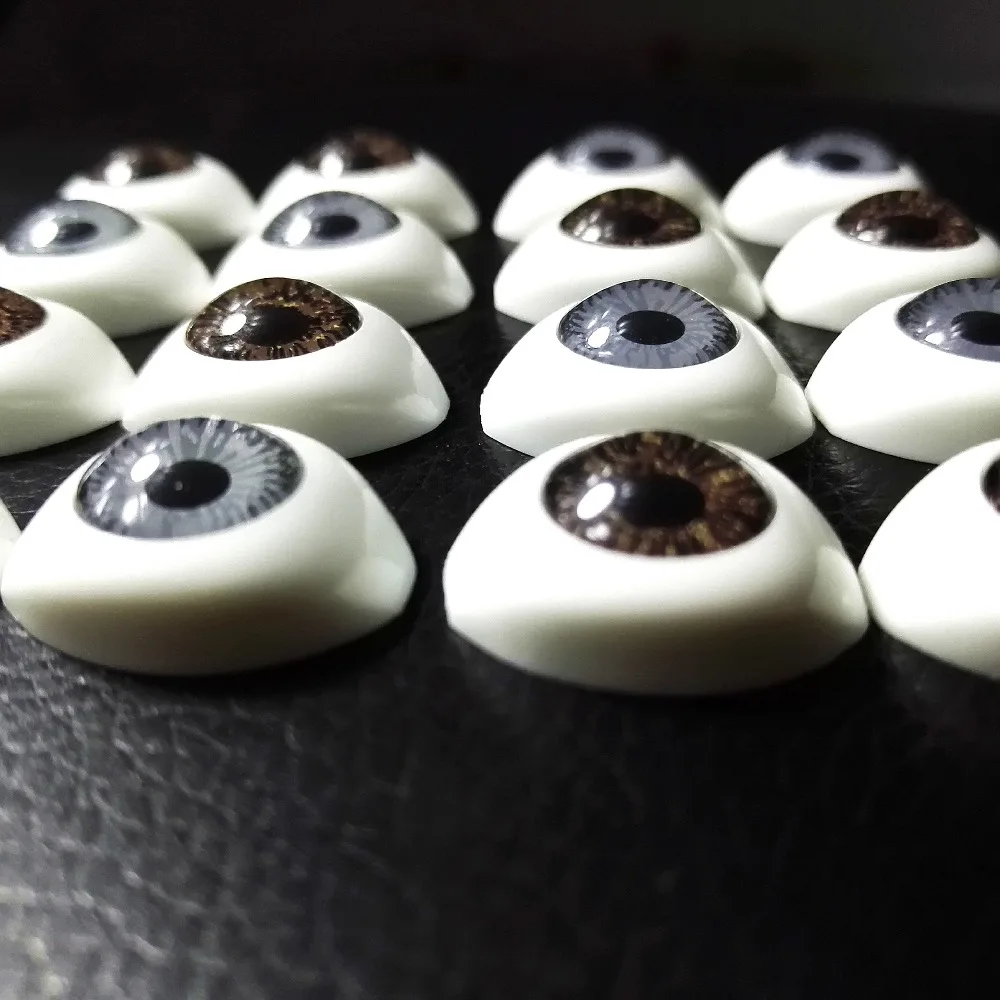 40 шт. (20 пар) полупластиковые кукольные глаза разных цветов BJD Eyes овальные куклы