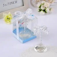 10pcs crystal palm tree name number menu table place card holder clip wedding party decorate reception favor