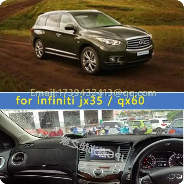 

Car dashboard covers accessories sticker dashmat for INFINITI QX60 JX35 2013 2015 2014 2016 RHD