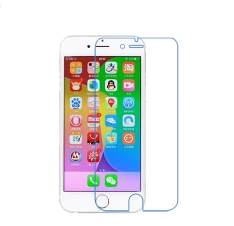 Высококачественное закаленное стекло и ПЭТ (мягкая) Защитная пленка для экрана iPhone X 8 7 Plus 6 Plus 5 5S 5C 4 4S SE, защитная пленка, защитная пленка