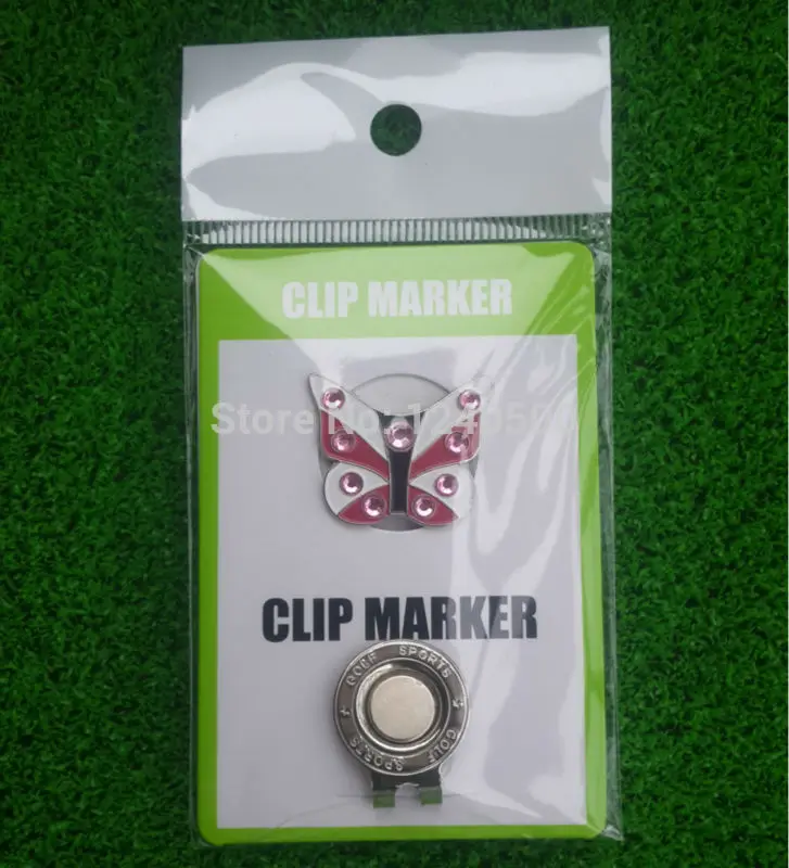 Профессиональный маркер для гольфа из сплава новая бабочка мяч Mark plus зажим шляпы