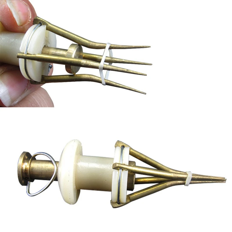 Медные детали приманка для кровяного червя гранулы зажим ловли карпа Бандер