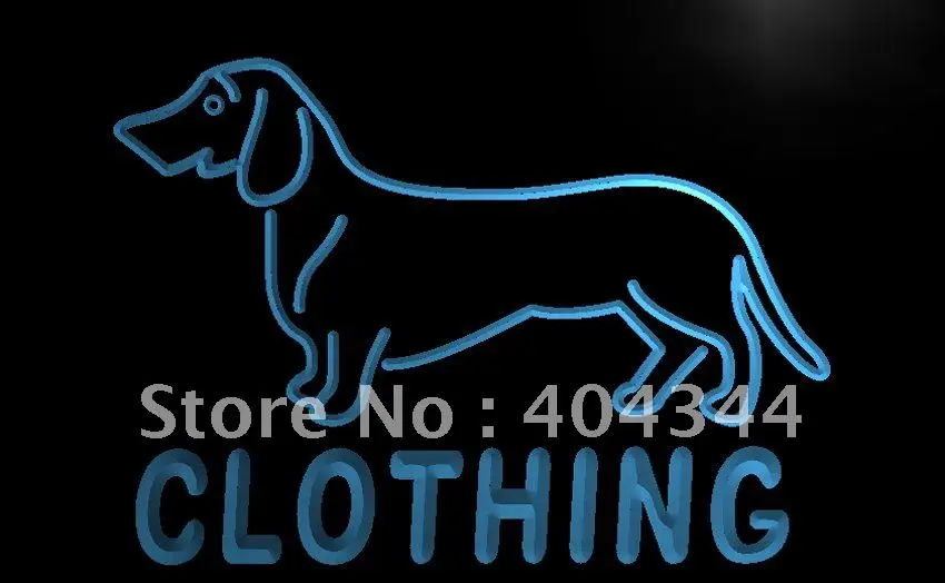 

LB345- Dog Clothing Pet Display LED Neon Light Sign home decor crafts