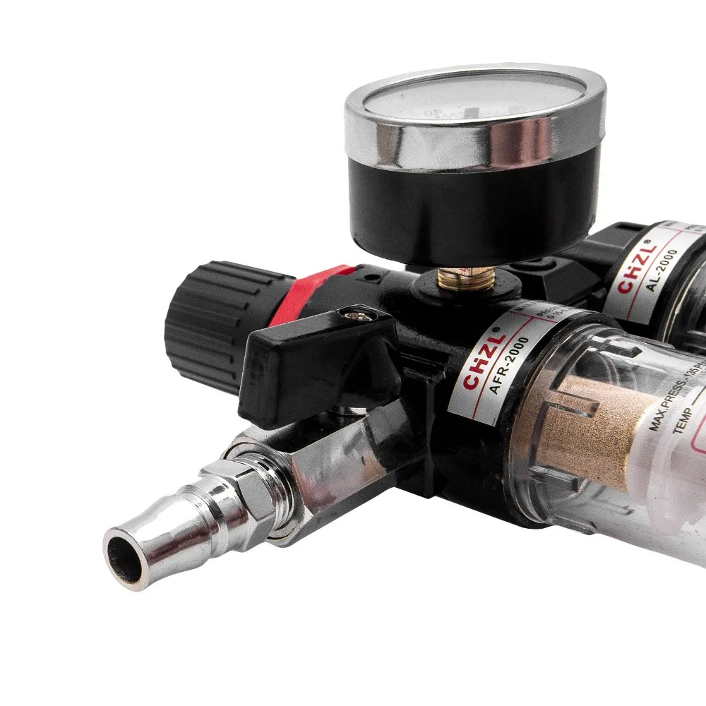 G1/4'' Air Compressor Oil Lubricator Water Separator Trap Filter Regulator Gauge | Автомобили и мотоциклы