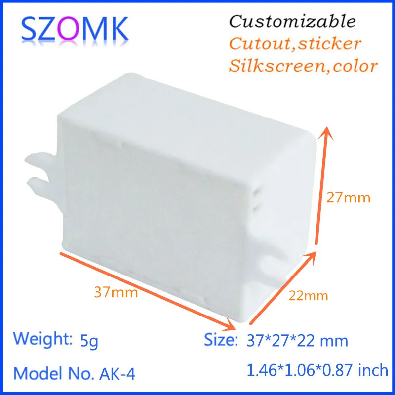 20 шт. маленький пластиковый корпус для светодиодных приборов проектная коробка