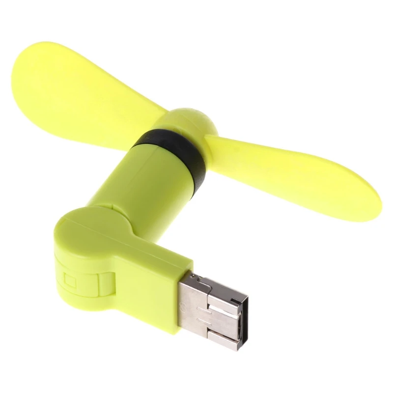 USB 180 градусов Вращающийся вентилятор Micro USB и USB Охлаждающий вентилятор мобильный телефон USB вентиляторы для гаджетов для Android телефон Блок питания для ноутбука