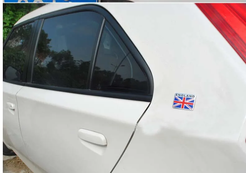3D Алюминиевые наклейки с британским флагом (30 шт./лот) оптовая продажа для