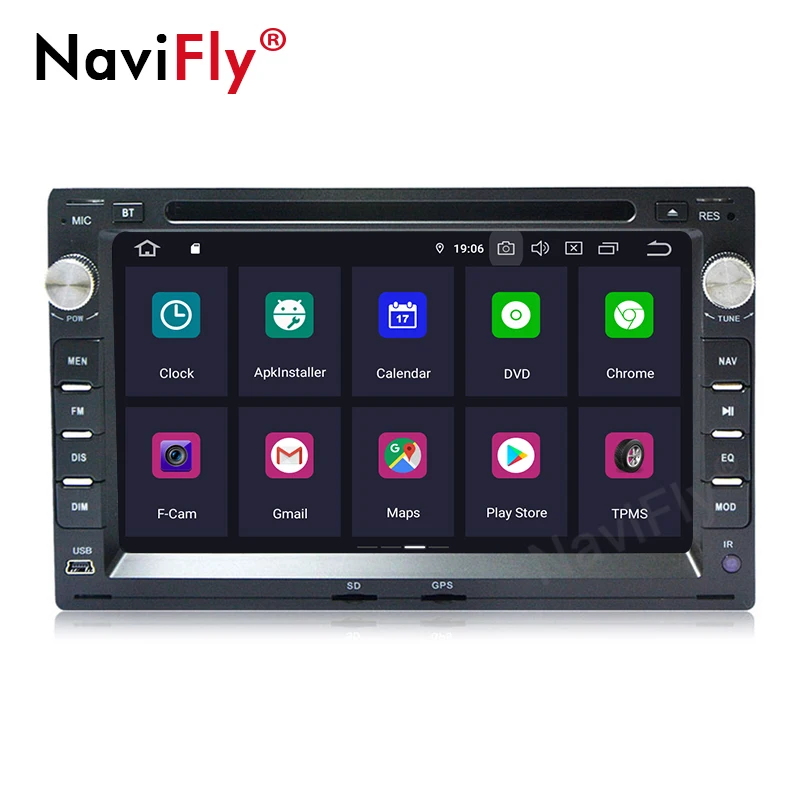 2din Android 9,0 ips DSP Автомобильный dvd Радио мультимедийный плеер для VW PASSAT Golf 4 T4 Passat B5 Sharan gps wifi BT RDS