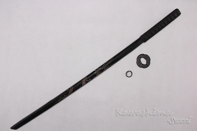 Деревянный самурайский меч Dragon Design Bokken тренировочный Kendo Stick Bushido Katana с сумкой из