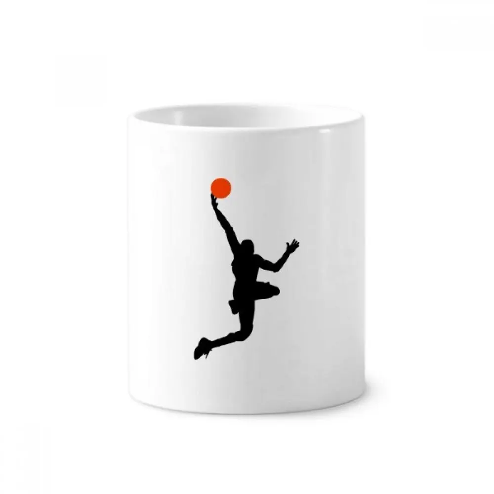 Спортивный Баскетбол Бег Slam Dunk зубная щетка держатель для ручки кружка белая