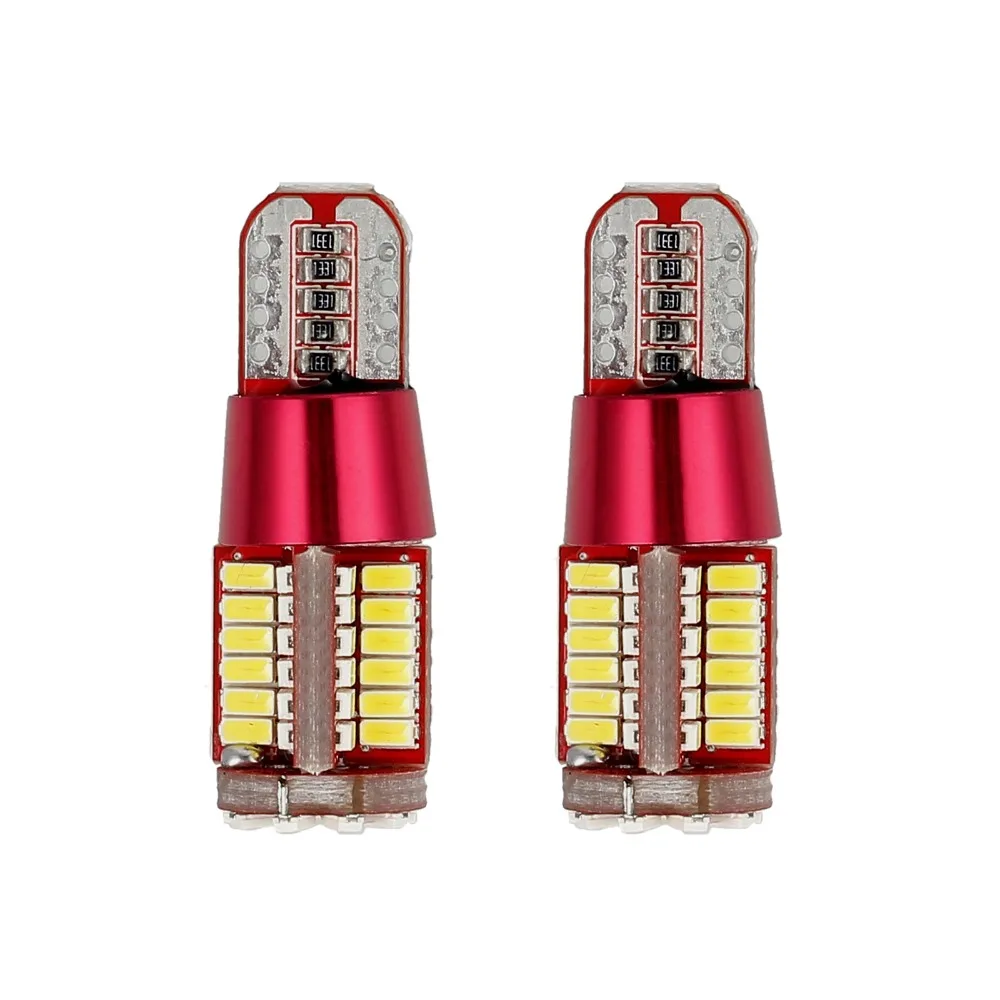 Justech 2 шт T10 501 ошибок 3014SMD 57 светодиодный автомобиля лампа бокового света белый 6000 k