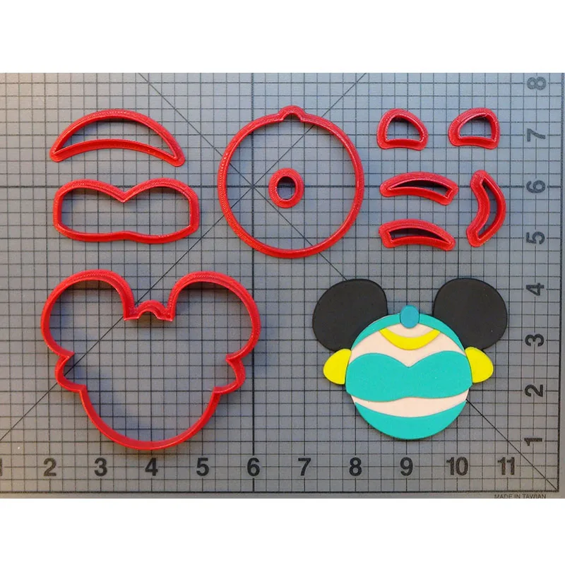 Мышь Дизайн печенья резак набор на заказ 3D печатных помадка нож для кексов